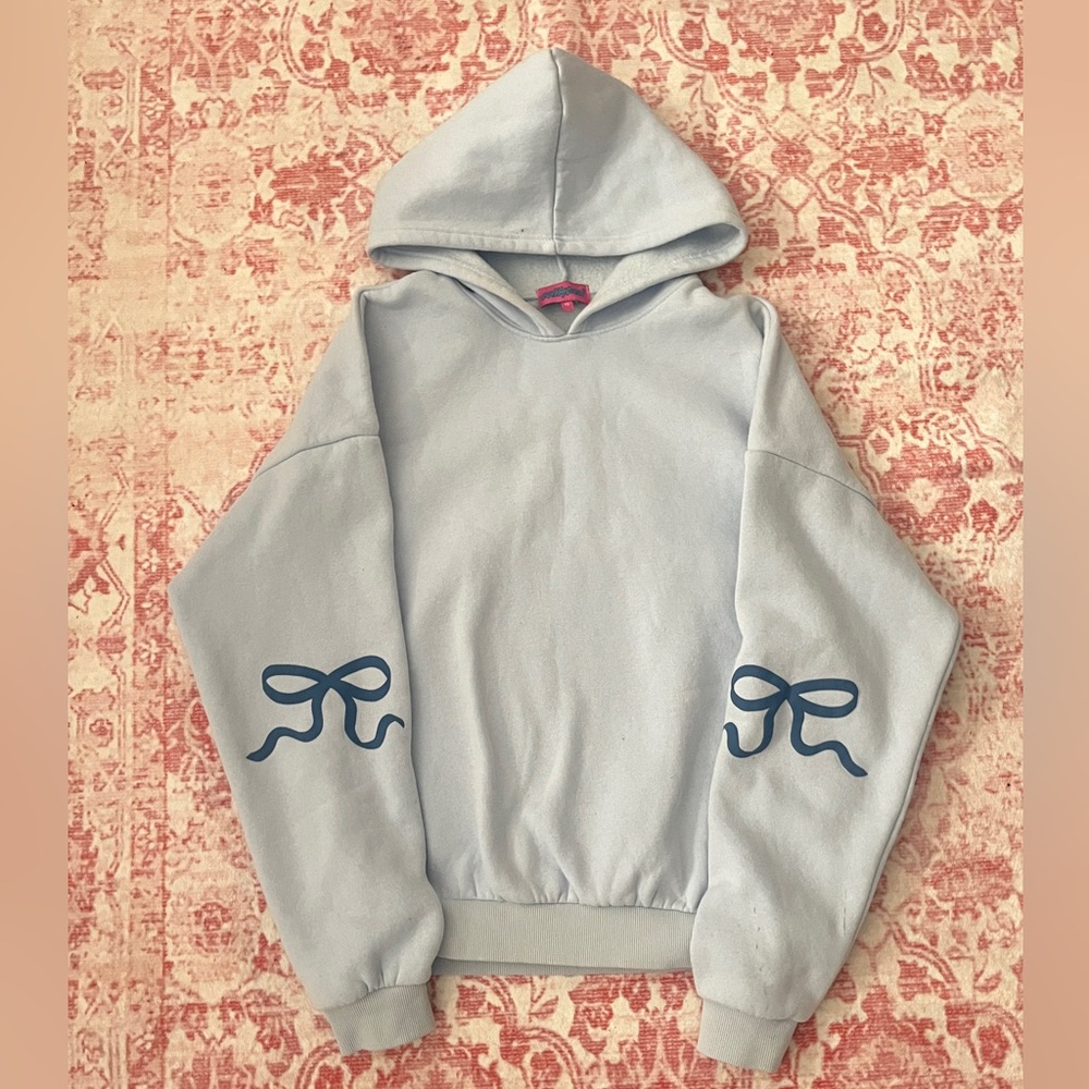 EDIKTED New baby blue how hoodie